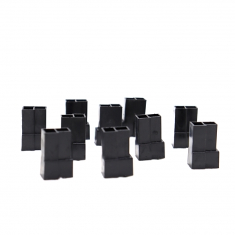 10 Conectores Universal Macho 2 vias ETE7522PR - Cód.10914