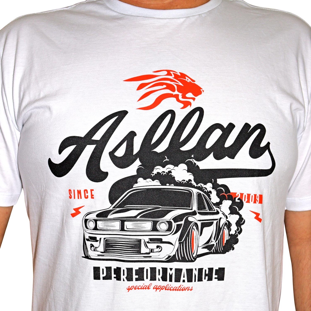 Camiseta Branca Burnout Asllan Tam. M - Cód.10042