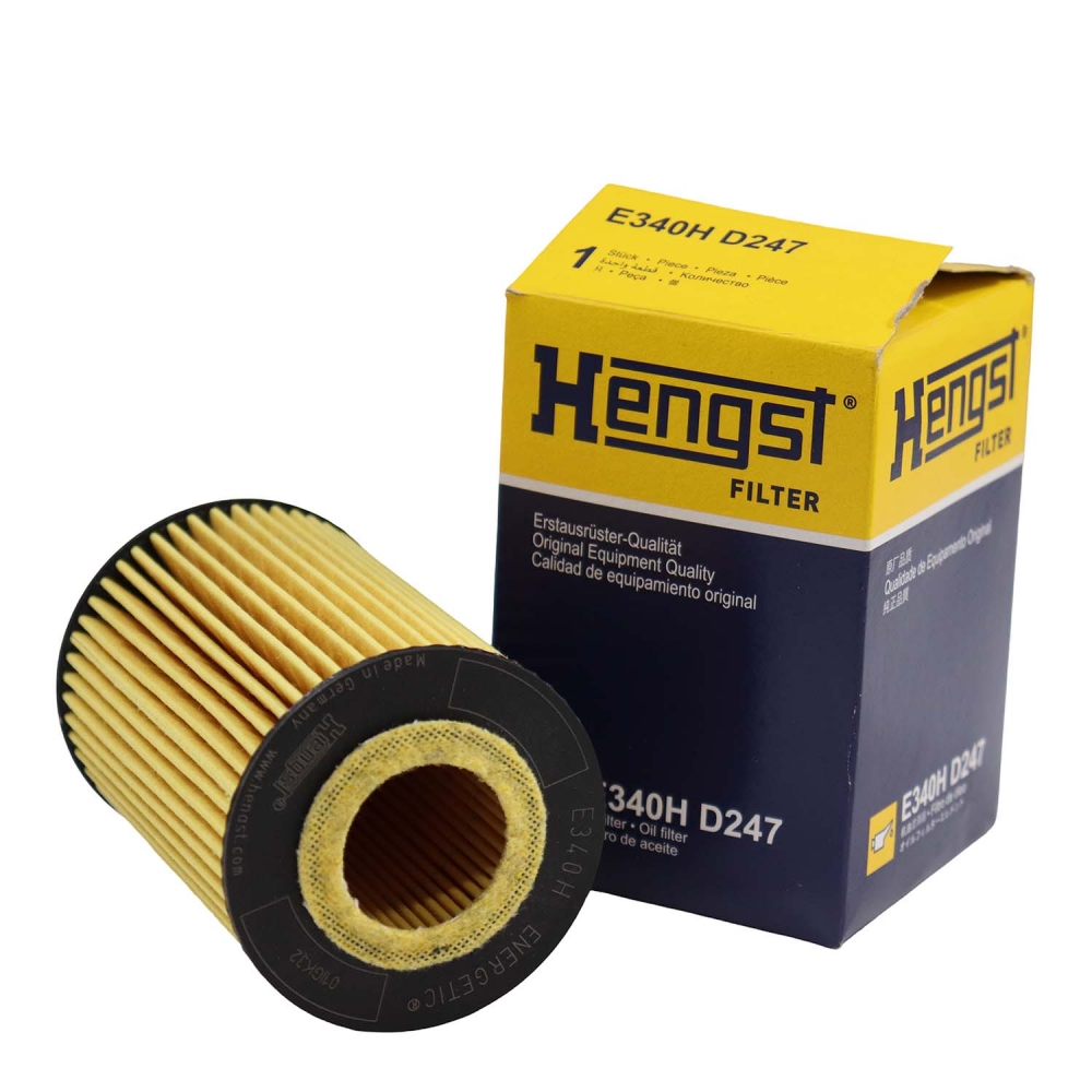 Filtro de Óleo Hengst E340HD247 VW Golf TDI - Cód.13045