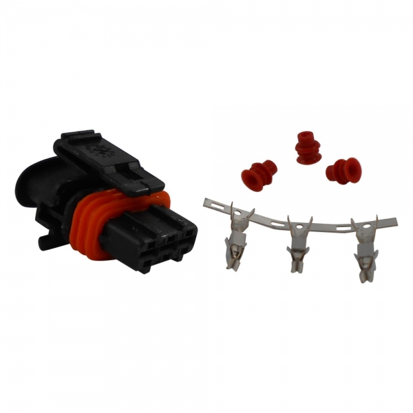 Conector Elétrico 3 Vias ETE6892 Bobina Fiat Palio -Cód.7254