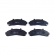 Pastilha Freio Diant. Jurid HQJ2058A Ford Ranger - Cód.4307