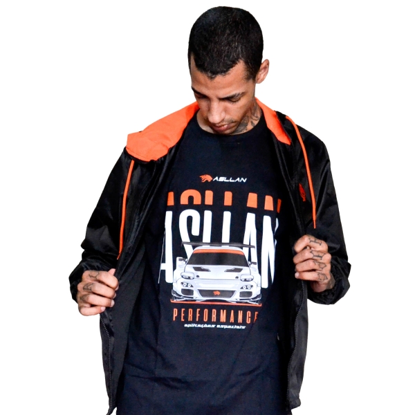 Camiseta Preta Masc. Asllan Drift Tam. P - Cód.10155