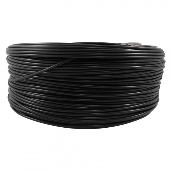 100m Cabo Flex. Auto Estanhado 1.00mm Preto - Cód.6760