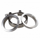 Kit Abraçadeira V-Band com Flanges Inox 3
