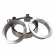 Kit Abraçadeira V-Band com Flanges Inox 3