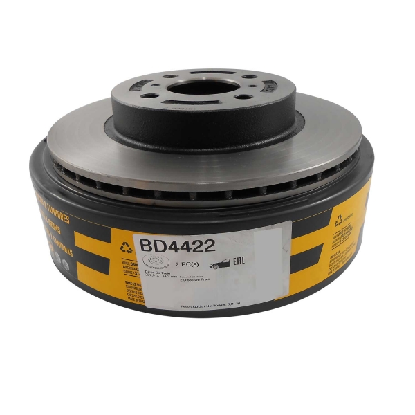 Kit Disco de Freio BD4422 Diant. Chery Face - Cód.6997
