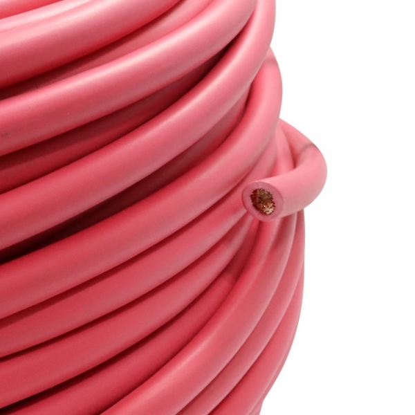Cabo Flex. Automotivo 25.00mm Vermelho - Cód.7635