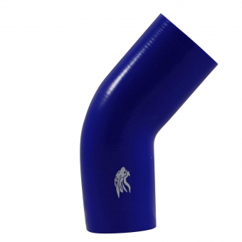 Curva de Silicone Pressurização Azul 45º x 2 1/2\\\" - Cód. 572