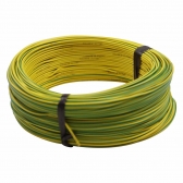 100m Cabo Flex. Automotivo 0.50mm Amarelo e Verde - Cód.9263