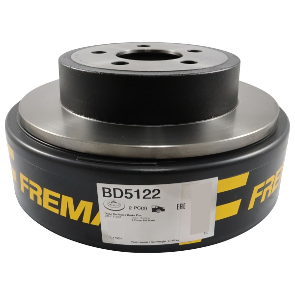 Kit Disco de Freio BD5122 Tras. Jeep Cherokee 3.7 - Cód.3638