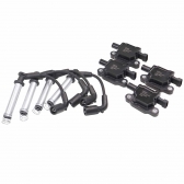 Kit Cabos e Bobinas de Ignição Delphi GM Prisma - Cód.9171