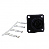 Conector Circular Fêmea ETE7572/04 CPC 4 Vias - Cód.6010