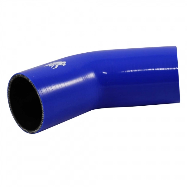 Curva de Silicone MSA Azul 45º   x 2 1/2