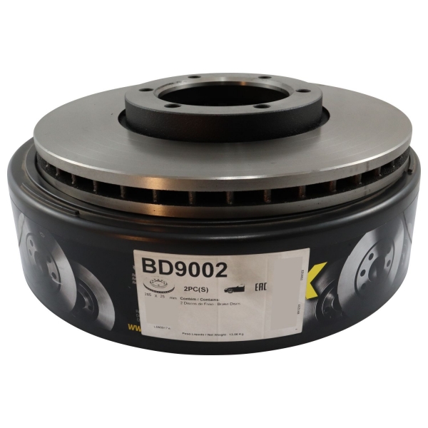 Kit Disco de Freio BD9002 Diant. Agrale Marrua - Cód.3675