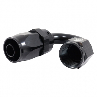 Conexão 8AN / AN8 Curva 180° Aeroquip All Black - Cód.7160