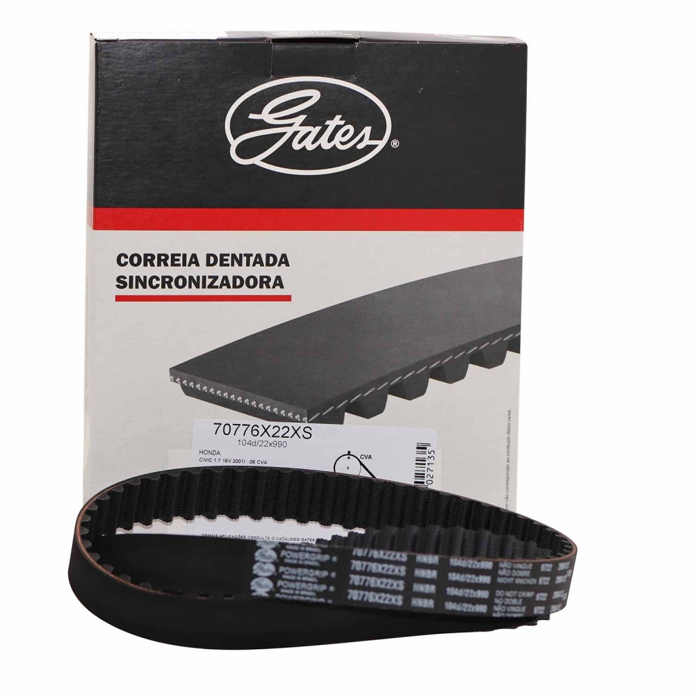 Correia Dentada Gates 70776X22XS Honda Civic - Cód.4601