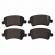 Pastilha Tras. Textar 2449602 Freelander 2 - Cód.12641