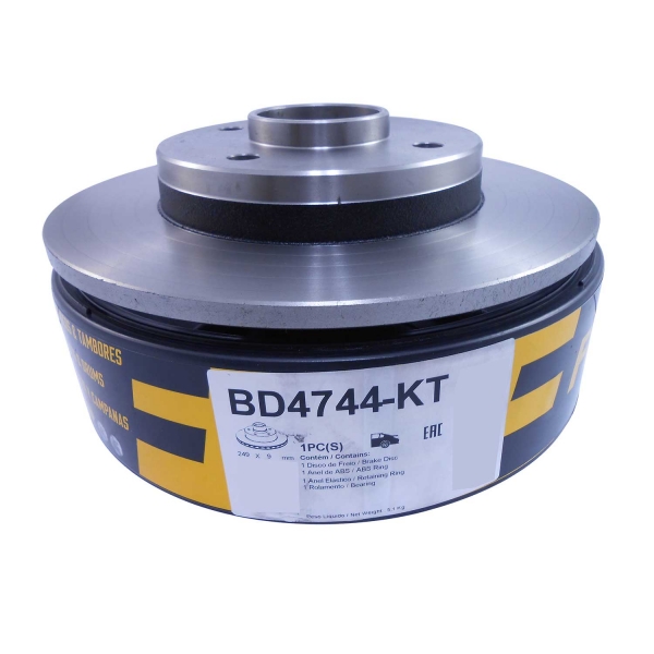 Kit Disco de Freio BD4744KT Tras. Peugeot 307 - Cód.6318