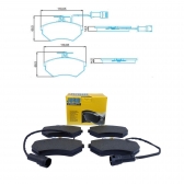 Pastilha de Freio Dianteiro Jurid HQJ2310A Tiggo - Cód.2642