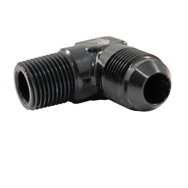 Niple Cotovelo Alumínio 3/8NPT x 8AN - Cód.7800