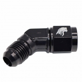 Conexão Curta 45° Femea 6AN x 6AN Macho All Black - Cód.9474