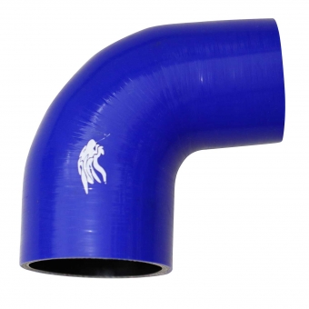 Curva 90º Pressurização de Silicone Azul 2 1/2\\\" x3\\\"- Cód.568