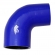 Curva 90º Pressurização de Silicone Azul 2 1/2\\\