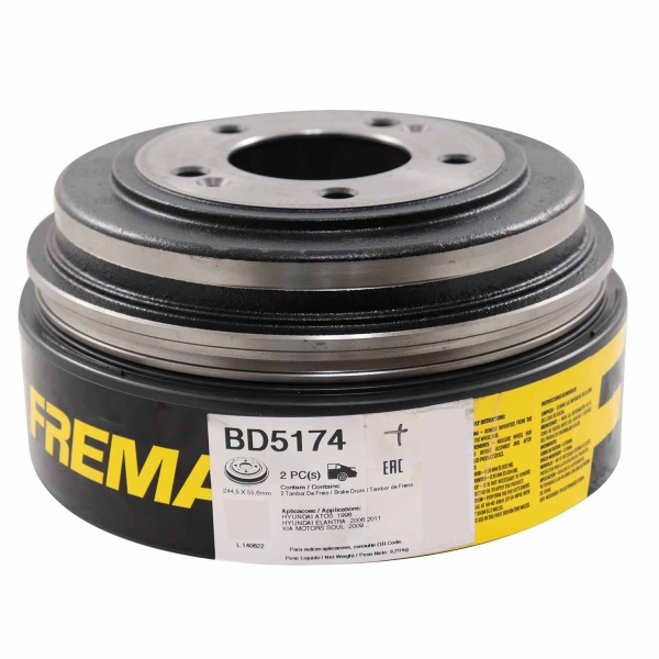 Kit Tambor de Freio Tras. BD5174 Soul 1.6 - Cód.8949