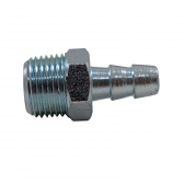 Niple Espigão Fixo Macho Prata M18 x 3/8\\\