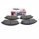 Pastilha de Freio Diant. Ferodo HQF2414A X-Trail - Cód.6442