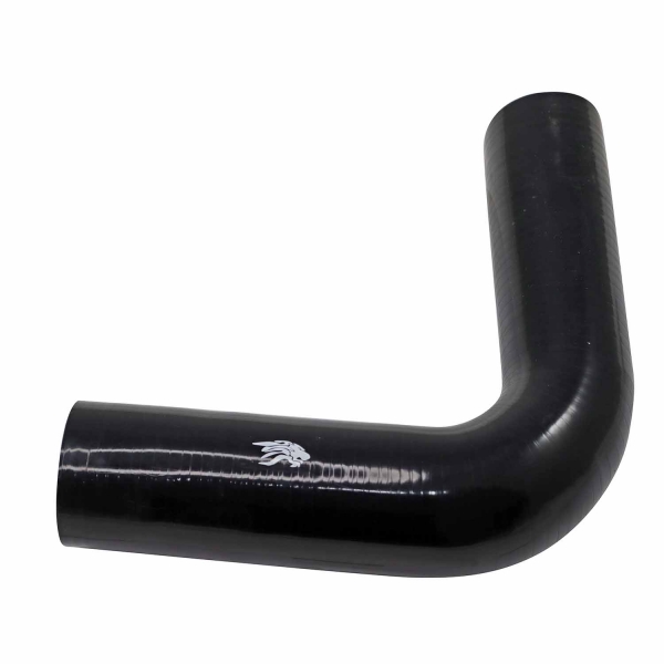 Curva 90º Pressurização Silicone Preto 2 1/2x2 3/4-Cód.2022