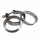 Kit Abraçadeira V-Band com Flanges Inox 4\\\