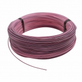 100m Cabo Flex. Automotivo 0.50mm Rosa e Preto - Cód.9259