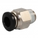 Conexão Pneumática Engate Rápido 1/8NPT x 6mm - Cód.8329
