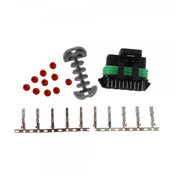 Conector Elétrico 10 Vias Fêmea ETE4560 - Cód.7422