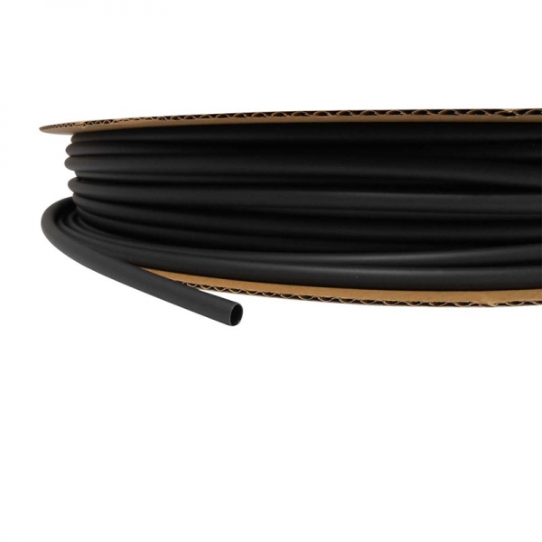 Rolo 100m Espaguete Termo Retrátil c/ cola 6,40mm - Cód.7781