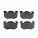 Pastilha de Freio Tras. Jurid HQJ2176 Peugeot 206- Cód.3969