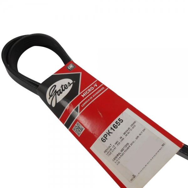 Correia Micro-V Gates 6PK1655 GM S10 2.4 - Cód.4857