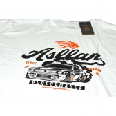 Camiseta Branca Burnout Asllan Tam. GG - Cód.10044