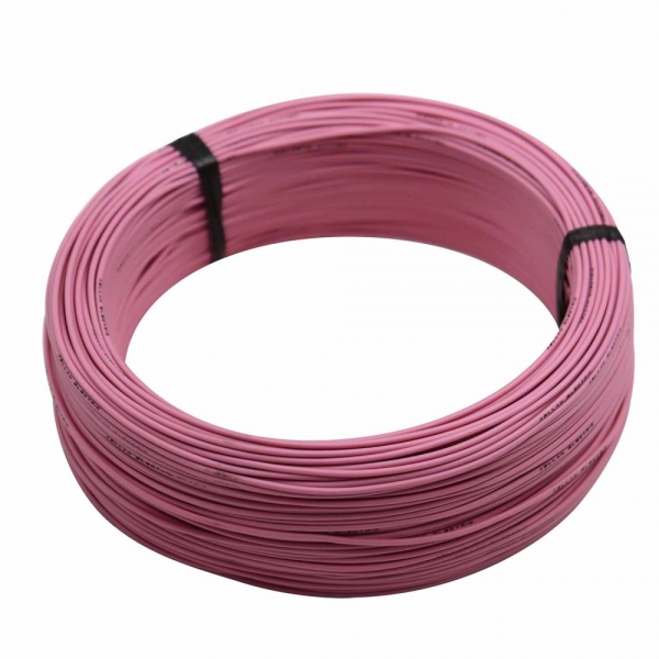 100m Cabo Flex. Automotivo 0.50mm Rosa - Cód.9258