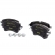 Pastilha de Freio Tras. Textar 2230801 Audi A4 - Cód.10862