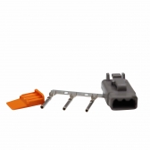 Conector Elétrico Fêmea 3 Vias Deutsch DTM04-3S - Cód.9117