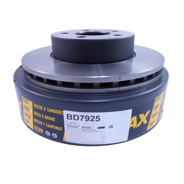 Kit Disco de Freio BD7925 Diant. Ford Ranger - Cód.6376
