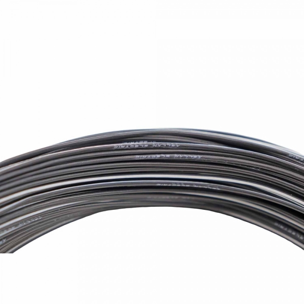 100m Cabo Flex. Automotivo 0.50mm Preto e Branco - Cód.12545