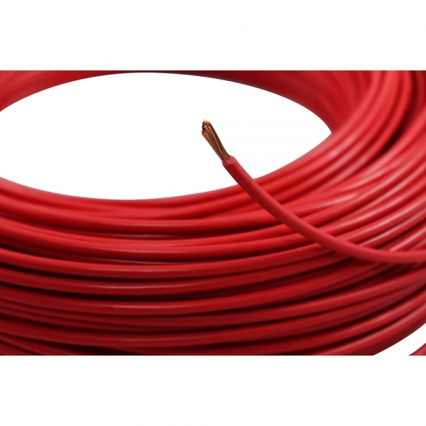 Cabo Flex. Automotivo 4.00mm Vermelho - Cód.8103