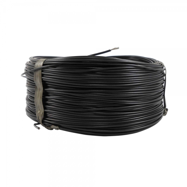 100m Cabo Flex. Auto Estanhado 0.50mm Preto - Cód.6754