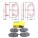 Pastilha de Freio Diant. Jurid HQJ2359A Jac T5 - Cód.4815
