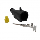 Conector Elétrico 1 Via Macho ETE8759 Celta, Uno - Cód.7430