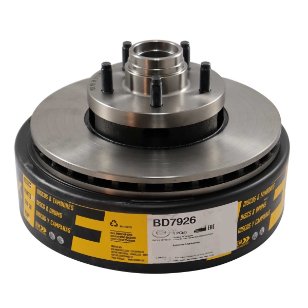 Kit Disco de Freio BD7926 Diant. Ford Ranger 4x2 - Cód.4281